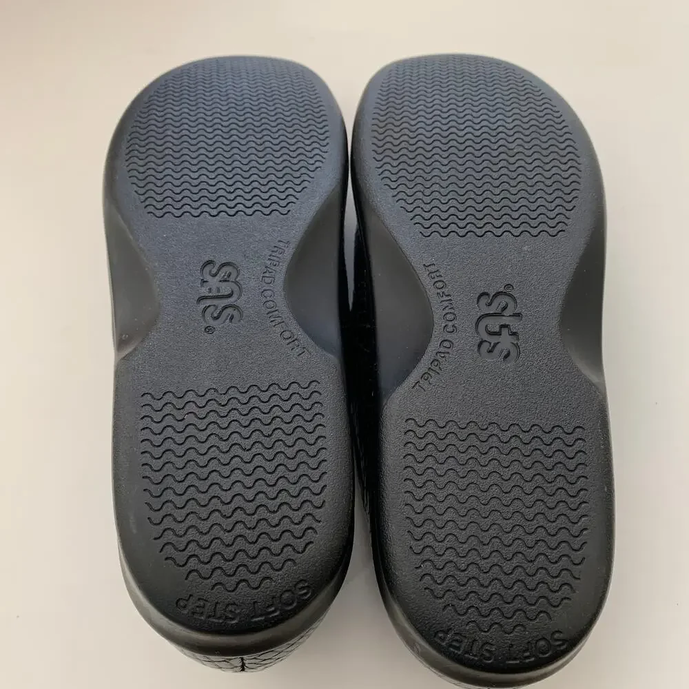 SAS Viva C Black Patent Leather Slip-on Size 8N